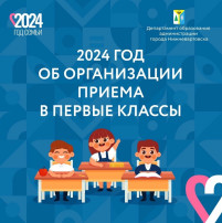 Организация в первый класс - 2024 Организация в первый класс - 2024.